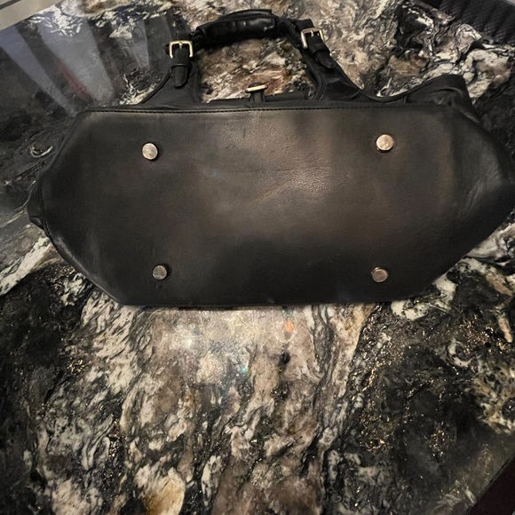 BOSS Black leather TOTE Hugo Boss purse - Picture 5 of 14